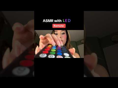 ASMR Tingles with LED Remote #asmr #asmrshorts #asmrsounds