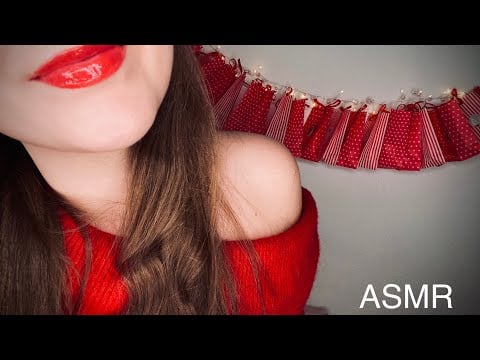 ASMR ich zeige euch was in meinem Adventskalender war (tapping Sounds, whispering) [deutsch]