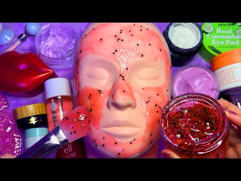 ASMR Skincare on Mannequin (Whispered)