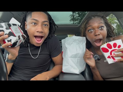ASMR Chick-Fil-A Chicken & Waffles Sandwich Mukbang 🐔 