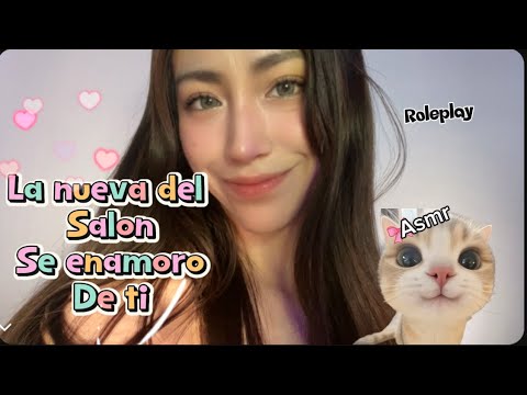 La nueva está enamoradade ti e  intenta salir contigo -ASMRroleplay