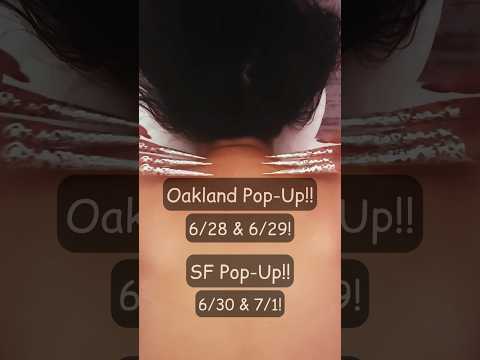 🚨 Bay Area Pop-Up Alert 🚨 Soft Touch ASMR Spa is back 6/28 - 7/1✨#asmrmassage #asmrspa