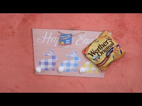 3 Little Bunny Wood Tapping Werther's Hard Caramel ASMR Eating Sounds
