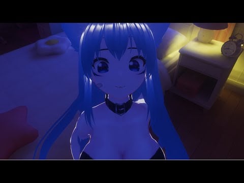 【ASMR】🌙💤 Helping you Fall Asleep 💗 VRCHAT VISUAL 3DIO 3DASMR