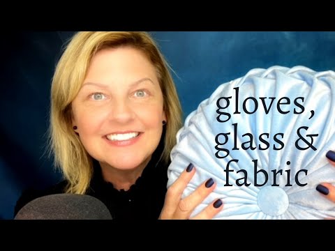 ASMR Glove Sounds, Glass Tapping & Fabric Scratching 🥰💕🌸 Collab with Night Asmr 🥰🌸