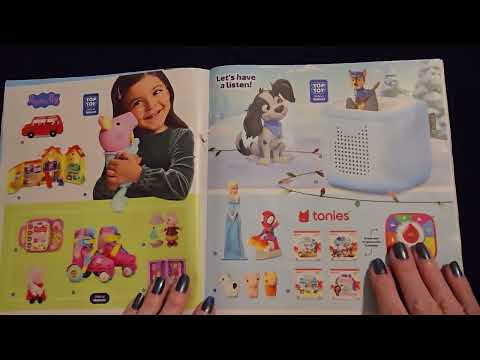 ASMR | Walmart Christmas Toy Catalog Show & Tell 2025 (Whisper)