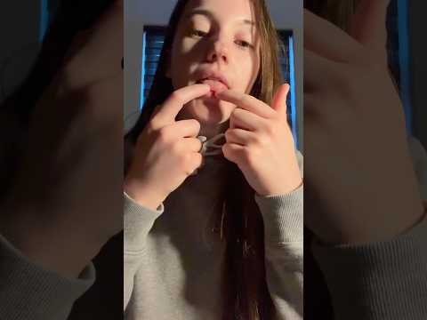 ASMR Spit Painting & Tracing Your Face (FAST) #asmrspitpainting #asmrmouthsounds