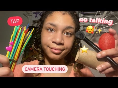 ASMR - Camera Touching with different Objects (Hannah)