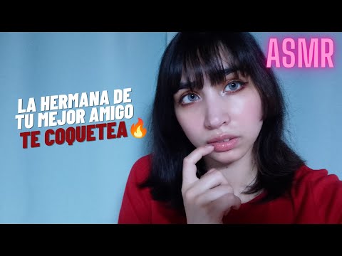 ASMR| LA HERMANA de tu mejor amigo está ENAMORADA DE TI (Roleplay)