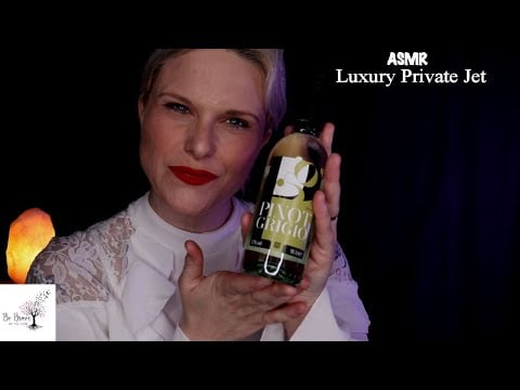 Luxury Private Jet ASMR Flight Attendant | Realistic Scenes & Sounds
