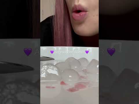 ICE Eating 🧊 would you eat this ice cereal? #iceeating #iceeatingasmr #crunchyasmr