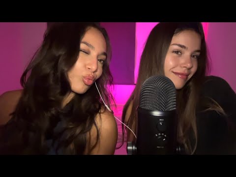 ASMR with my friend 💗 in korean?! 