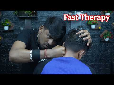 High Speed Tapping & Scratching ASMR Head Massage | Indian Style Stress Relief Treatment #asmr