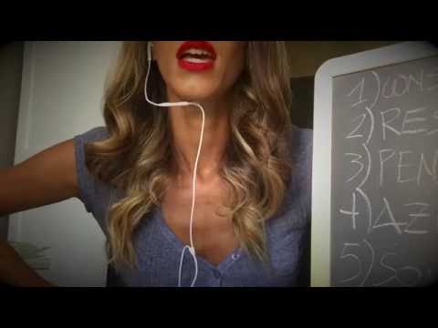 ASMR || 5 PASSI PER IL RILASSAMENTO con CHALKBOARD