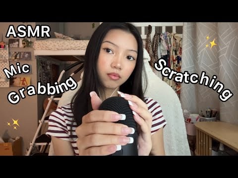 ASMR| Mic Gripping/ Scratching (bare mic)￼