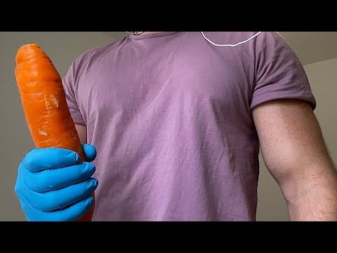 Eating A MONSTER Carrot - ASMR