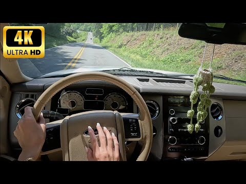 [ASMR] let's take a relaxing drive - tapping & scratching (no talking)