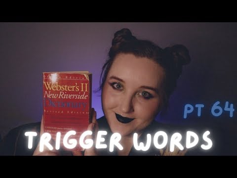ASMR Dictionary Trigger Words 📕 pt. 64
