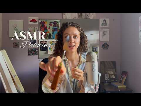 ASMR Oil Painting | Showing You My Paintings