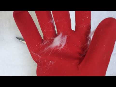 RUBBER GLOVES ❤️ CHRISTMAS GLOVES🎄 🎅SANTA'S ✂...  SCISSOR SKILLS  [[ASMR]]