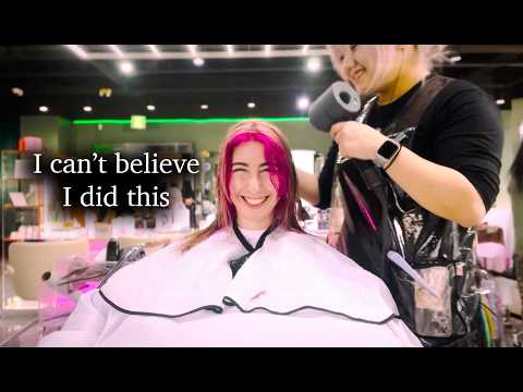 ASMR Dyeing My Hair In South Korea (first time ever!)