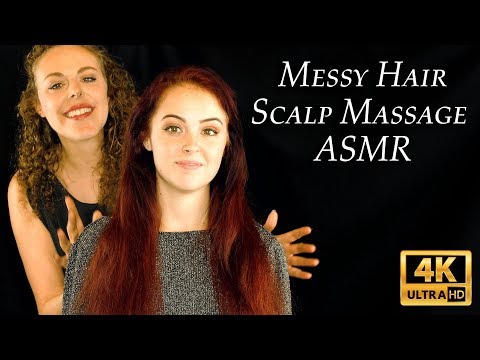 Messy Hair Beautiful ASMR Scalp Massage – Corrina Rachel and Lexi