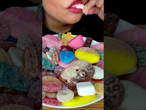 Trying Swedish Candy #asmr #candy #gummy