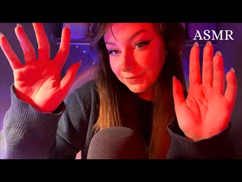 ASMR HAND SOUNDS & FINGER FLUTTERS ♥︎ + Fabric Scratching And Mouth Sounds