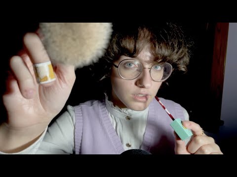 ASMR Halloween Makeup Stylist Makes You TINGLE! 👻✨ Makeup Application RP, Personal Attention