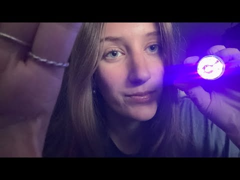 ASMR Eye exam without instructions 😳  (can you keep up?)