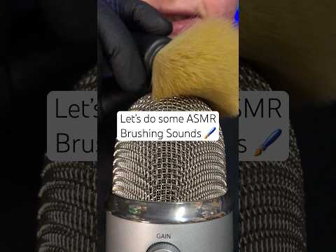 Lasst uns mal ein paar Brushing Sounds machen! 🤎🖌️ #asmr #jonathanasmr #einschlafhilfe