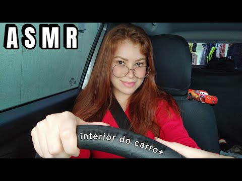 ASMR GATILHOS NO CARRO 🚙 Jeep (tapping & scratching)