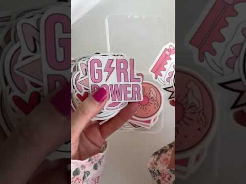 Asmr stickers & journaling #scrapbooking #stickers #pink #diarydecoration #bulletjournal #asmr