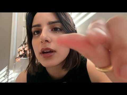 asmr doing your brows 