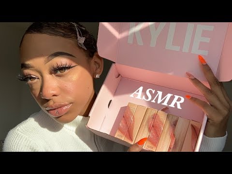 ASMR | Up Close Lipgloss Application (lip smacking + slow tingly kisses