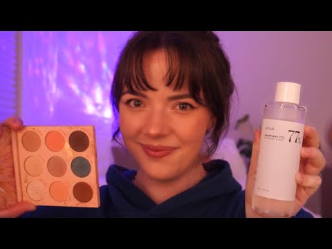 ASMR Big Sister Pampers You To Sleep 😴 (makeup, skincare, layered sounds)