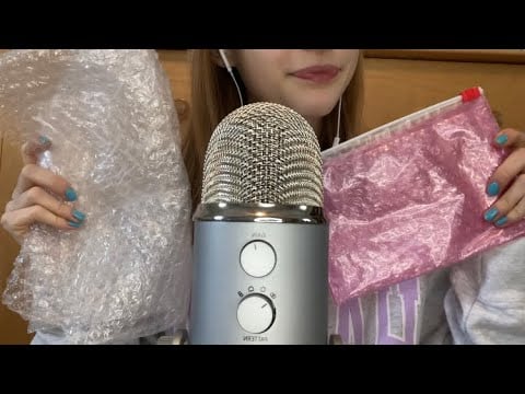 ASMR Gentle Crinkles & Whispers For Sleep 🤍