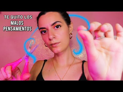 ASMR español TE QUITO LOS MALOS PENSAMIENTOS porque Te Quiero. ♥