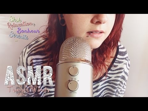 ASMR Français ~ Trigger words / Mots déclencheurs