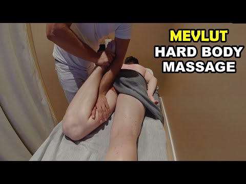 ASMR MEVLUT HARD BODY MASSAGE & CRACK & foot, leg, back, elbow, sleep massage #hardmassage #asmr