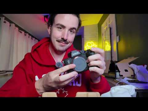 ASMR Unboxing my NEW Camera (Sony A7IV)