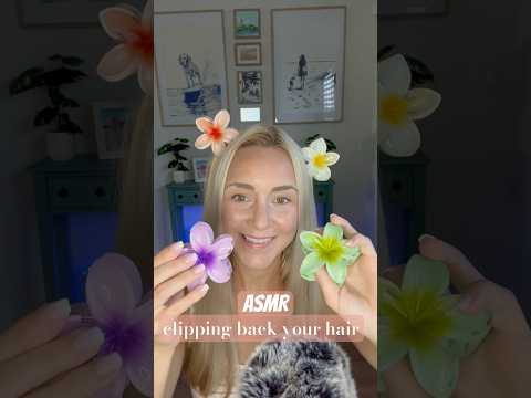can I clip back your hair? 💁🏼‍♀️ #asmr #visualtingle #relax