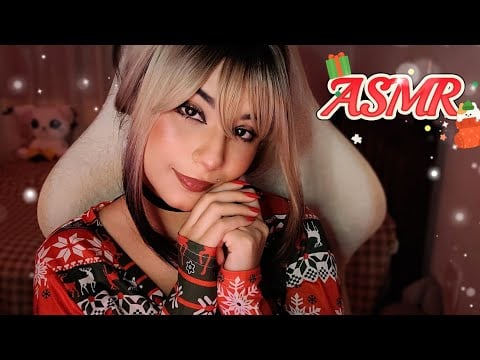 ASMR | NAMORADA CARINHOSA TE MIMANDO NO NATAL 🎄⋆꙳·❅*