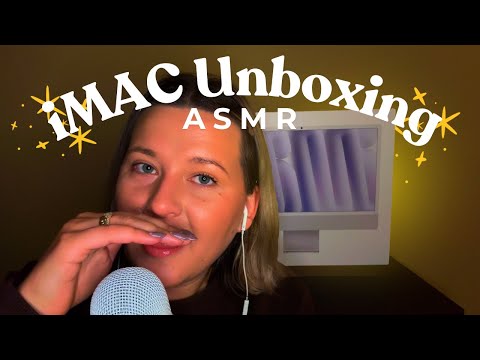 ASMR iMac Unboxing ✨ Tapping, Scratching & Satisfying Sounds
