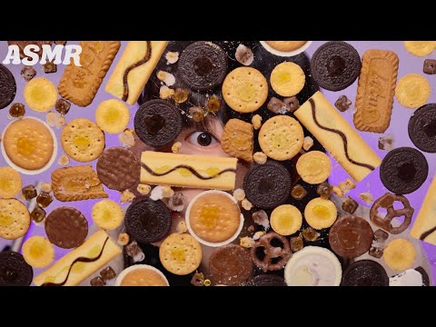 ASMR 과자벽 떼어먹기 | No talking 먹방 이팅사운드