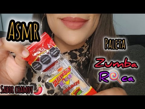 ASMR | Sonidos super relajantes | PALETA ZUMAB RICA CHAMOY