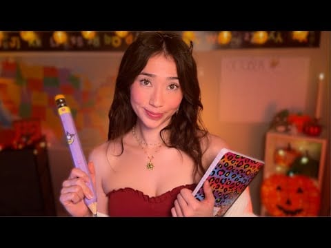 ASMR Weird Girl in Class is Obsessed with YOU 😳💕 (personal attention roleplay, chaotic)