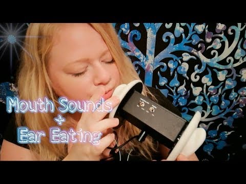 ASMR Binaural| 3Dio| Mouth Sounds| Ear Eating (No Talking)