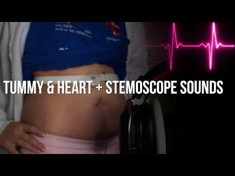 Happy Heartbeats 3Dio Tummy Sounds & Irregular Heartbeat | Female Heartbeat ASMR