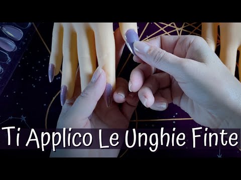 ASMR Manicure Roleplay 💅🏻 TI APPLICO le UNGHIE FINTE 💅🏻 Personal Attention ITA con Manichino